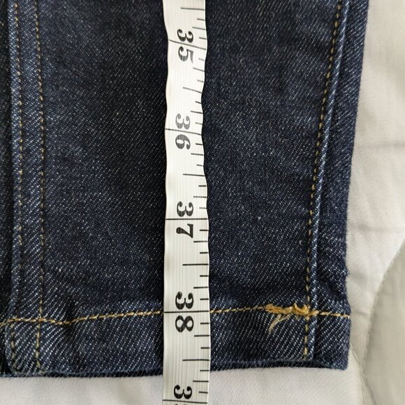 Everlane The Way-High Skinny Jeans Size 25 Regular Dark Wash Denim Stretch - Picture 16 of 16